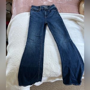 Flare dark wash jeans
